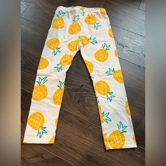GAP Kids Pineapple Print Leggings - Yellow and Green - Picture 3 of 3